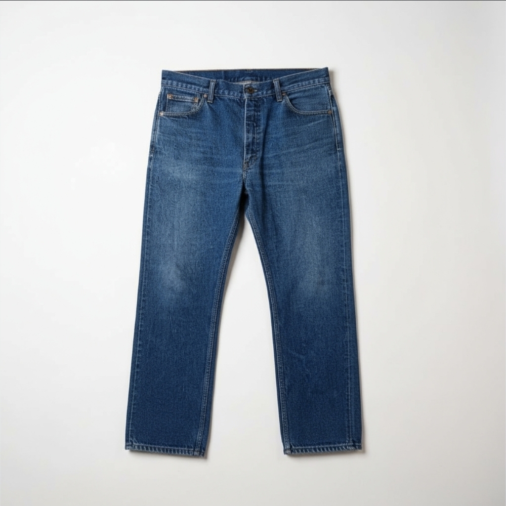 Vintage Saddle King Western Jeans - Dark Wash Button Fly Denim - Size 40x32